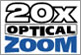 20x Optical Zoom