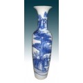 供应西安陶瓷大花瓶 商务馈赠陶瓷大花瓶 西安红瓷开业花瓶