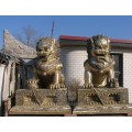 渡缘雕塑铜雕狮子制作厂家