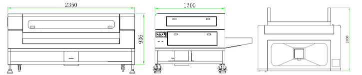 GH1680T-AT激光切割机图纸