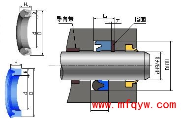 YXd型密封圈 YX型轴用密封圈尺寸