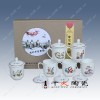 厂家供应婴戏图案的陶瓷礼品茶杯