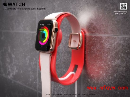 知名设计师带来Apple Watch概念充电支架设计