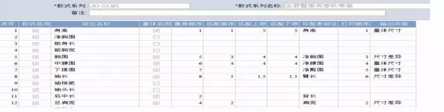 款式设置界面图示