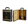新品金边双支皮酒盒，红酒酒盒包装，皮酒盒，双支酒盒，北京现货