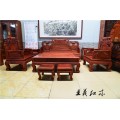 红木沙发 中式红木沙发十三件套报价 纯手工客厅家具