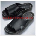 金品质防静电黑色PU拖鞋|防静电舒适工作拖鞋-鼎盛达生产