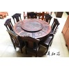 方形餐桌 缅甸花梨餐桌 一桌六椅 花梨木餐桌厂家