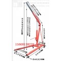 厂家现货可折叠液压小吊车