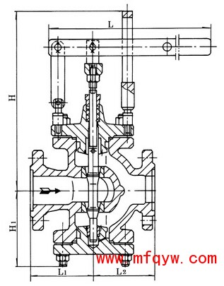 杠杆式减压阀结构图