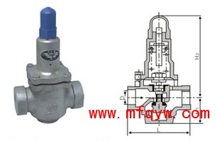 Y110X减压稳压阀结构图