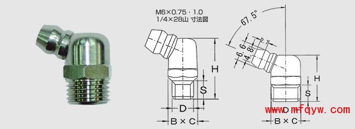 B型 G(PF)ネジ 及びメートルネジ