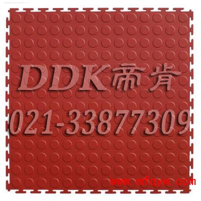 【工业浮点地板】圆浮点工业用地板图片,帝肯(DDK)_2000_9979,圆点纹,彩色圆扣垫,铜钱纹,锁扣pvc地板,锁扣塑胶地板