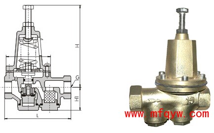 可调式减压阀结构图