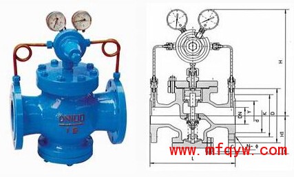 天然气减压阀结构图