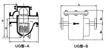 U型过滤器结构图