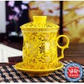 加字陶瓷杯子厂家 景德镇茶杯价格