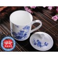 订制陶瓷杯子厂家 陶瓷茶杯 青花瓷茶杯