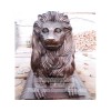 铜雕狮子定做定做厂家 渡缘雕塑铜雕狮子价格