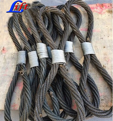 钢丝绳索具,大直径钢缆铰接索具,环形钢缆索具