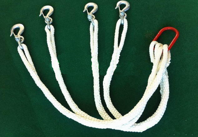 四腿尼龙吊绳 无接头起重吊绳 环形圆吊装绳