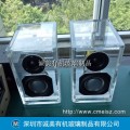 深圳有机玻璃音箱外壳 亚克力音响订制 仿水晶透明乐器盒