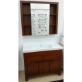 北京厂家定制大理石台面仿古欧式美式现代实木浴室柜
