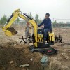 天德立履带式小型挖掘机工程机械树根挖土机1吨微型农用小挖机钩