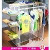 斜网格铁童装服饰货架 七彩摇篮丫丫树整店童装陈列架展示柜