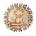 供应LIONS国际狮子会徽章 镶钻纪念章 厂家专业生产
