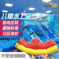 贵州水上乐园游泳池设备厂家供设计精巧大拼接滑梯戏水游泳池设备