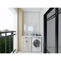 洗衣机柜图片-太空铝洗衣机柜-全铝洗衣机柜