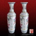 青花瓷花瓶厂家 风水陶瓷花瓶 定制陶瓷花瓶加字和图案