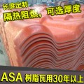 厂家直销asa合成树脂瓦 树脂防腐瓦 仿古别墅琉璃瓦