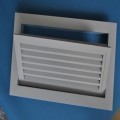 中央空调门铰式回风口安装方法