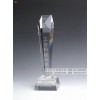 季度销售冠军水晶奖杯定制，广州保险公司优秀员工奖杯表彰