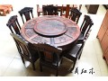古典餐厅全套 实木餐桌红木餐桌椅组合 王义红木红木餐桌