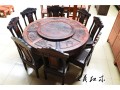 大红酸枝餐桌图片 王义酸枝家具厂家产销一体 值得购买