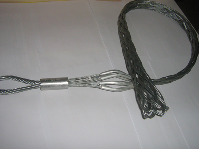 钢丝绳电缆网套|双侧拉网套|电缆牵引保护中间网套