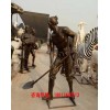 农民雕塑价格_剪影人物运动雕塑_曲阳县向雷雕塑有限公司