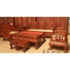 王义缅甸花梨明式沙发八件套 大料独板制作 富含收藏价值