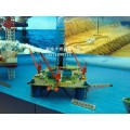 海上钻井平台模型,钻机模型,游梁式抽油机模型,防喷器模型