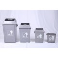 塑料桶-弹盖垃圾桶价格 55L塑料分类垃圾桶尺寸
