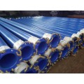 高质量环氧粉末防腐钢管厂家，蓝色环氧粉末防腐 3pe防腐管