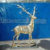 畅销LED灯鹿雕塑 装饰鹿摆件 不锈钢梅花鹿
