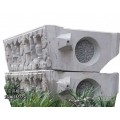 五莲县河道护坡专用阶梯式挡土墙模具箱体式生态连锁墙模具厂家
