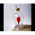 耐高温玻璃工艺酒瓶定制高硼硅玻璃空酒瓶生产厂家