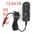 供应欧规美规12.6V1A锂电池充电器 5.5*2.1MM