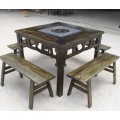 实木火锅桌图片，古典火锅台，中式火锅桌椅