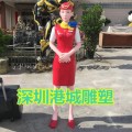 上海机场登机口玻璃钢空姐乘务员人像雕塑哪家专业